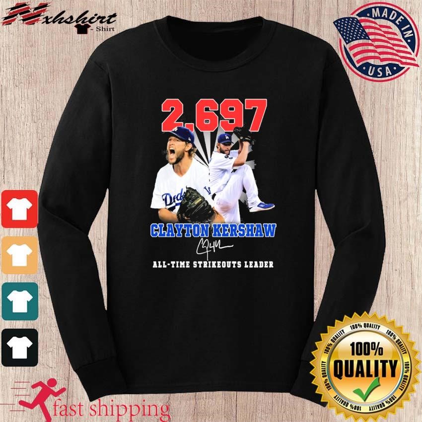  Clayton Kershaw Long Sleeve Tee (Long Sleeve, Small