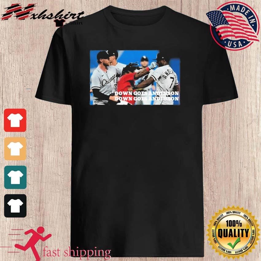 Down Goes Anderson Shirt Jose Ramirez Vs Tim Anderson Shirt 