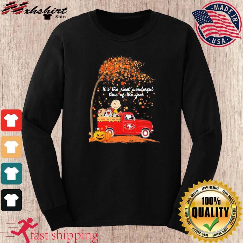 San Francisco 49ers Snoopy On A Car Shirt, hoodie, sweater, long sleeve and  tank top