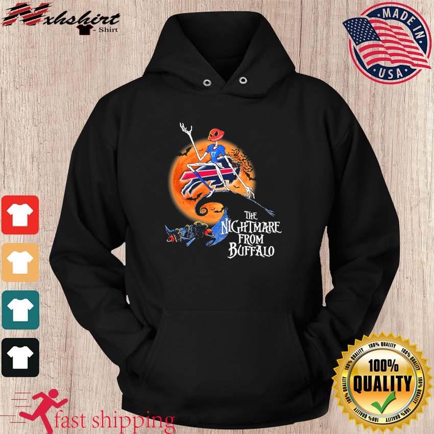 Buffalo Bills Jack Skellington The Night Before Happy Halloween Shirt,  hoodie, sweater, long sleeve and tank top