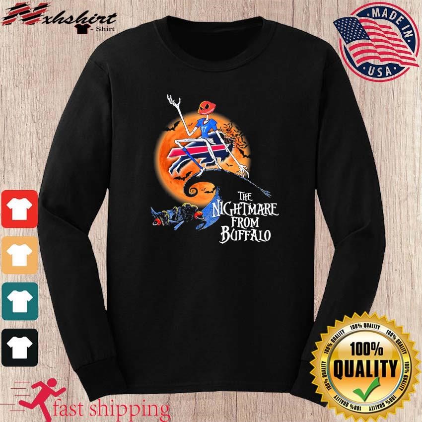 Buffalo Bills Neutral Colour Logo Long Sleeve T-Shirt - Mens