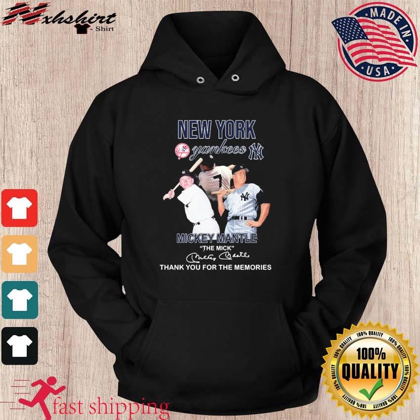 Mickey Mantle The Mick Thank You For The Memories Signatures Shirt, hoodie,  sweater, long sleeve and tank top