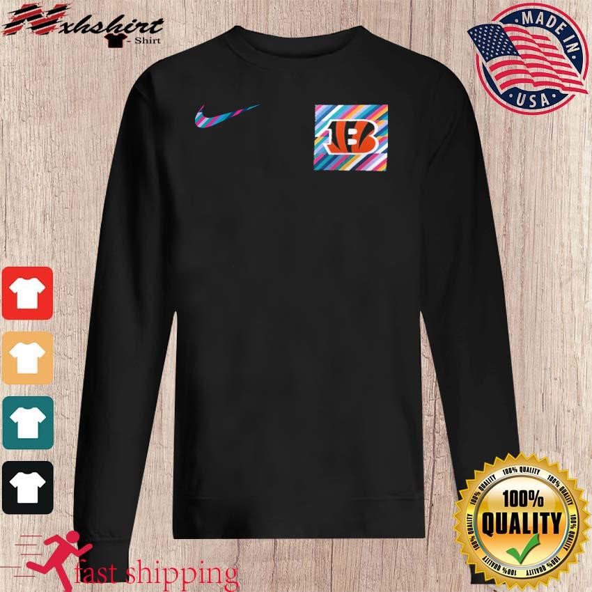 Nike Cincinnati Bengals 2023 NFL Crucial Catch Logo Shirt, hoodie