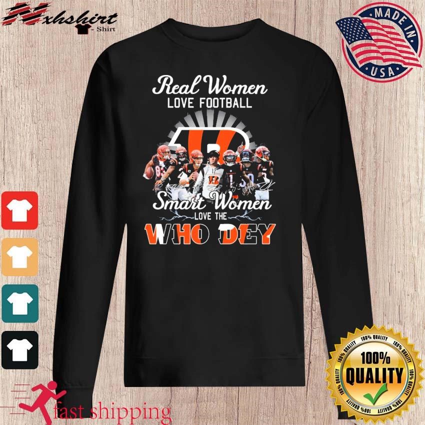 Women's Cincinnati Bengals Long Sleeve Shirt Who Dey 