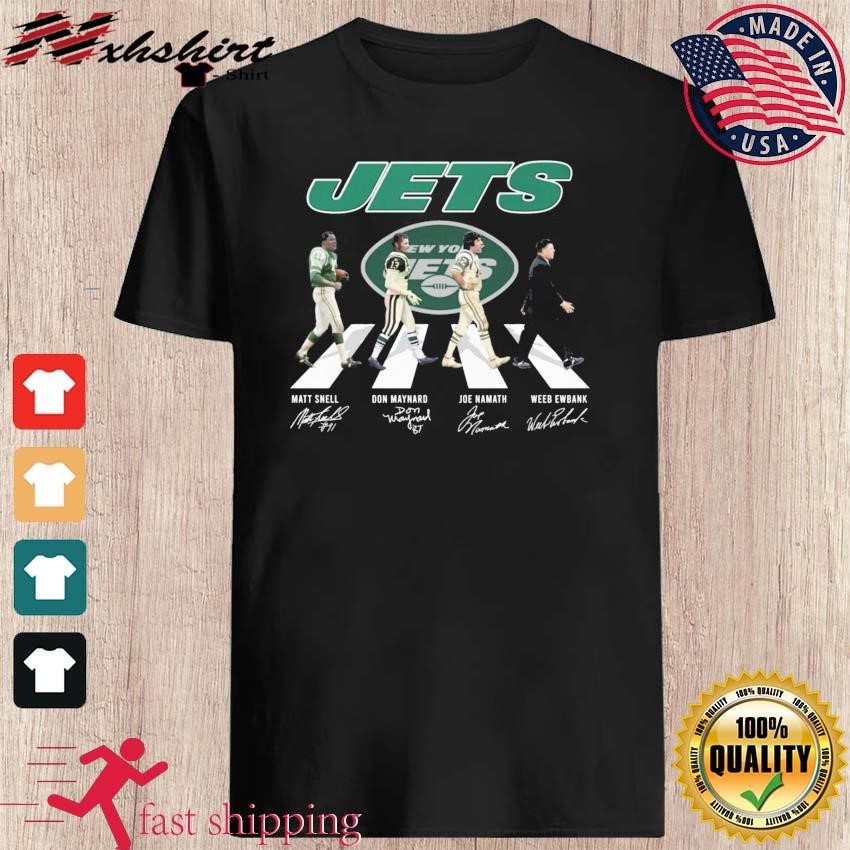 The Jets Matt Snell Don Maynard Joe Namath And Weeb Ewbank Abbey