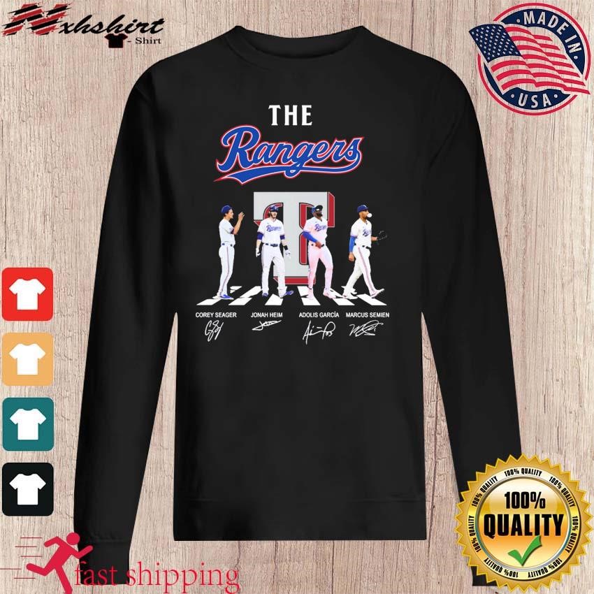 Corey Seager and Marcus Semien Texas Rangers graphic t-shirt, hoodie,  sweater, long sleeve and tank top
