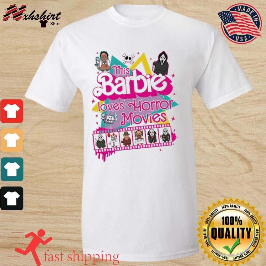 Barbie The Movie Logo Long Sleeve Shirt M