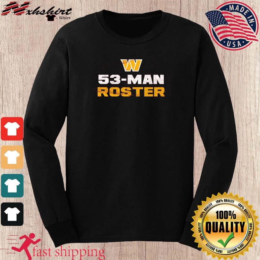 Washington Commanders 53-Man Roster Shirt, hoodie, sweater, long