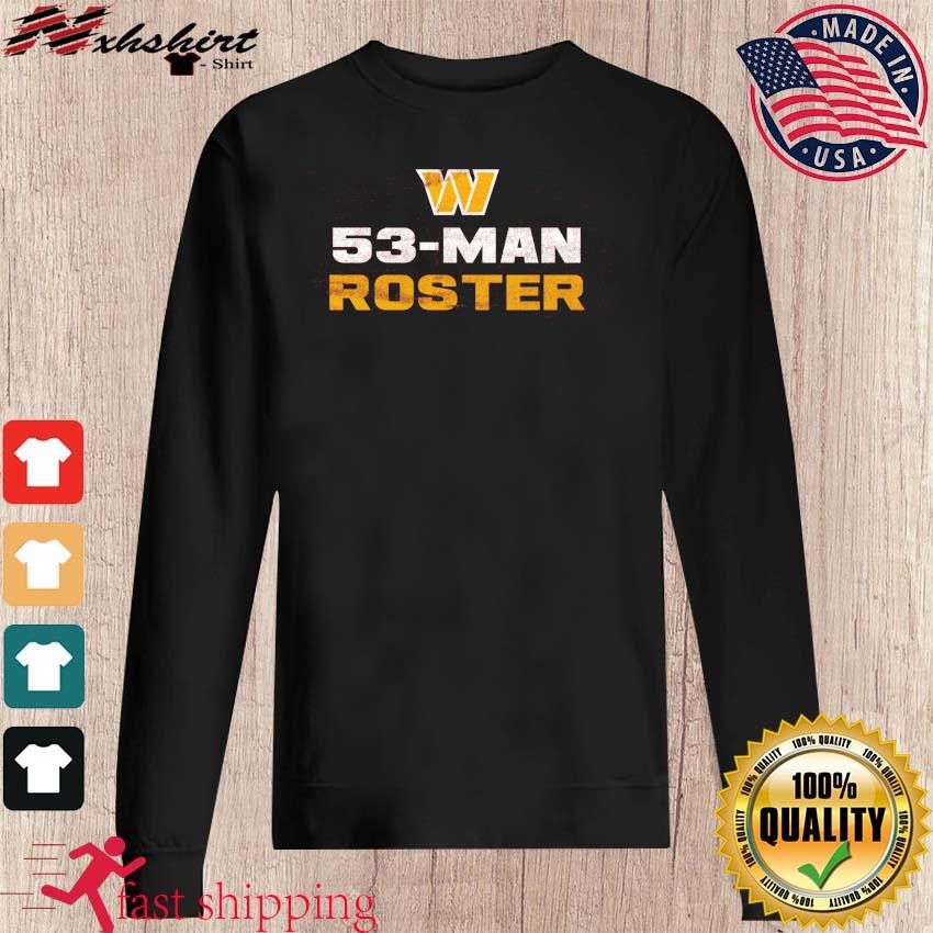 Washington Commanders 53-Man Roster Shirt, hoodie, sweater, long