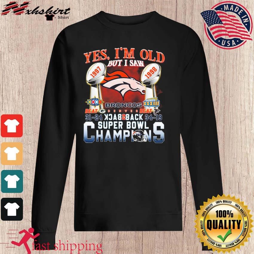 Official Denver broncos super bowl champions crew T-shirt, hoodie, tank  top, sweater and long sleeve t-shirt