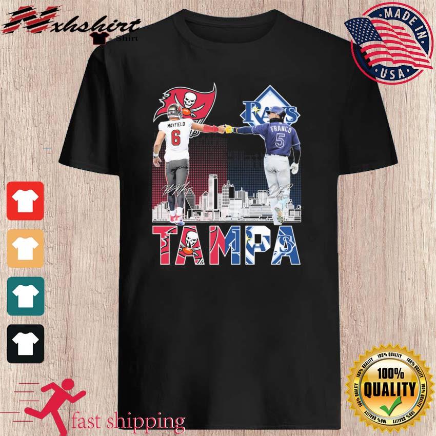 Baker Mayfield And Wander Franco Tampa Sports Signatures Shirt, hoodie,  sweater, long sleeve and tank top