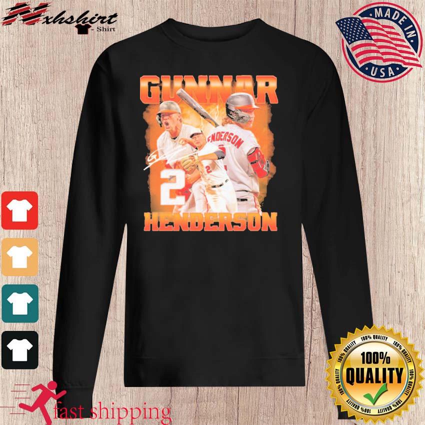 Gunnar Henderson Baltimore Orioles Gunnar of the year signature 2023 shirt,  hoodie, sweater, long sleeve and tank top