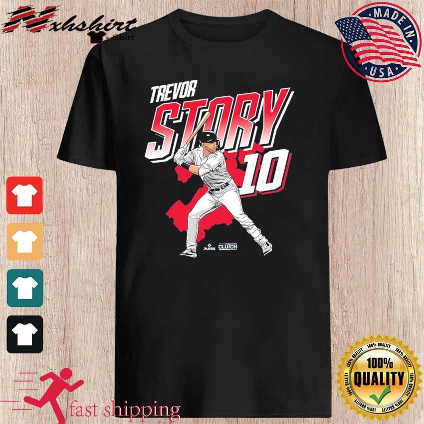 Trevor Story 10 Boston Red Sox City Map shirt - Dalatshirt