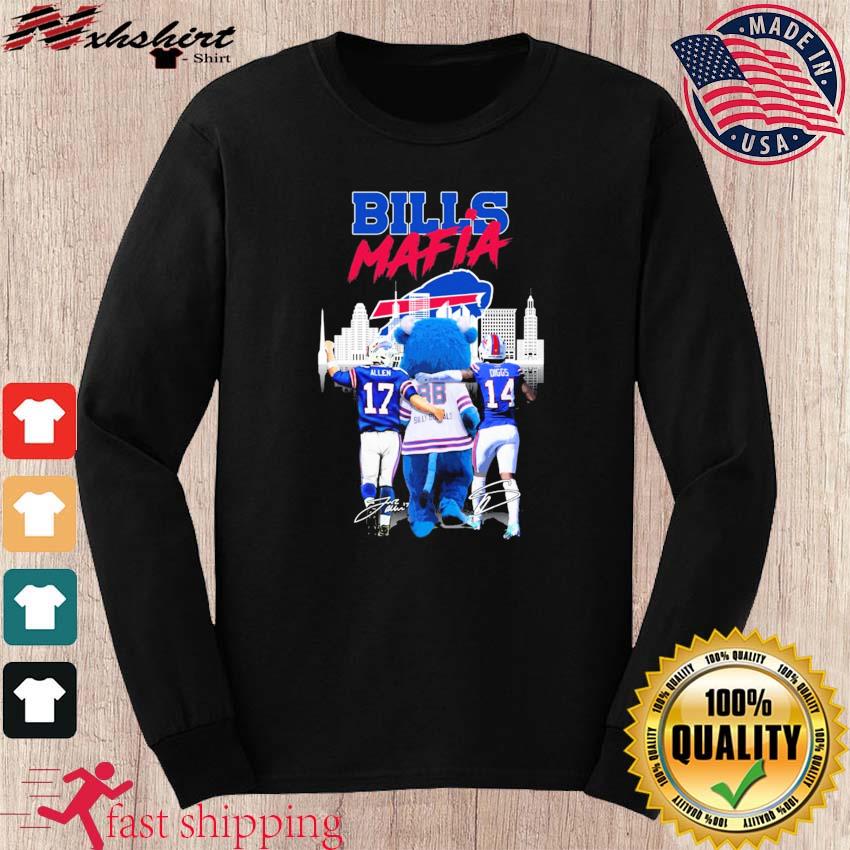 I Heart Josh Allen Goes Deep Buffalo Bills Unisex Crewneck 