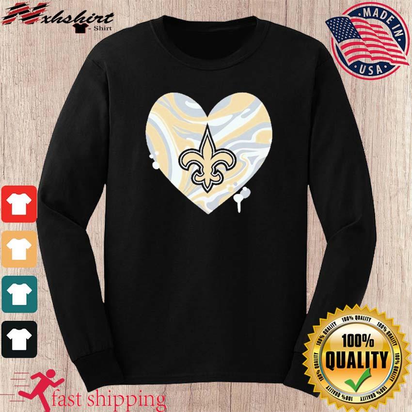 New Orleans Saints Heart Dolman Shirt, hoodie, sweater, long sleeve and  tank top