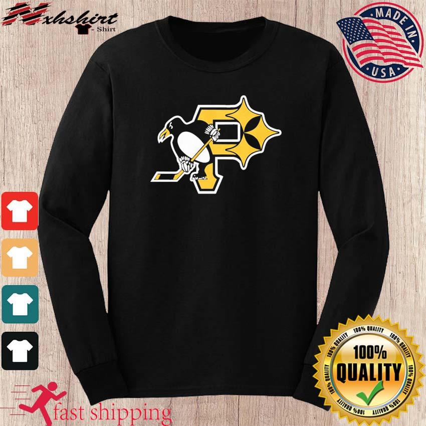 Pittsburgh Penguins Pirates Steelers logo shirt, hoodie, sweater, long  sleeve and tank top