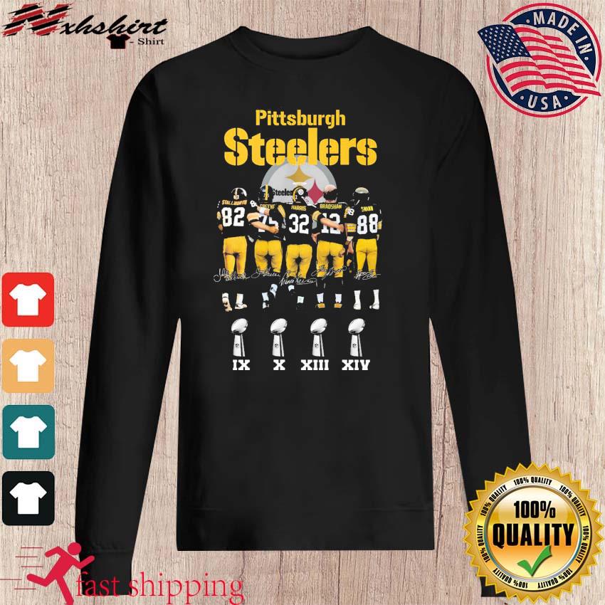 Pittsburgh Steelers Stallworth Greene Harris Bradshaw Swann Shirt -  High-Quality Printed Brand