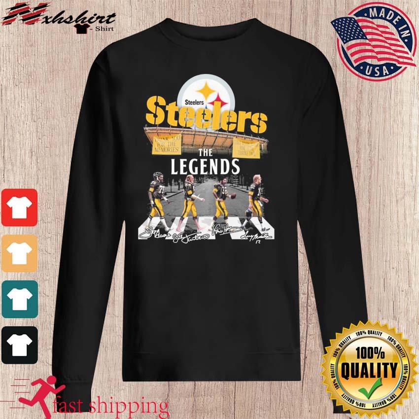 Funny The Steelers Abbey Road signatures shirt, hoodie, sweater, long  sleeve and tank top