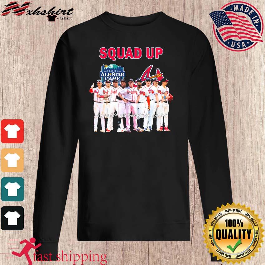 Squad Up Atlanta Braves All-Star Game Signatures Shirt, hoodie