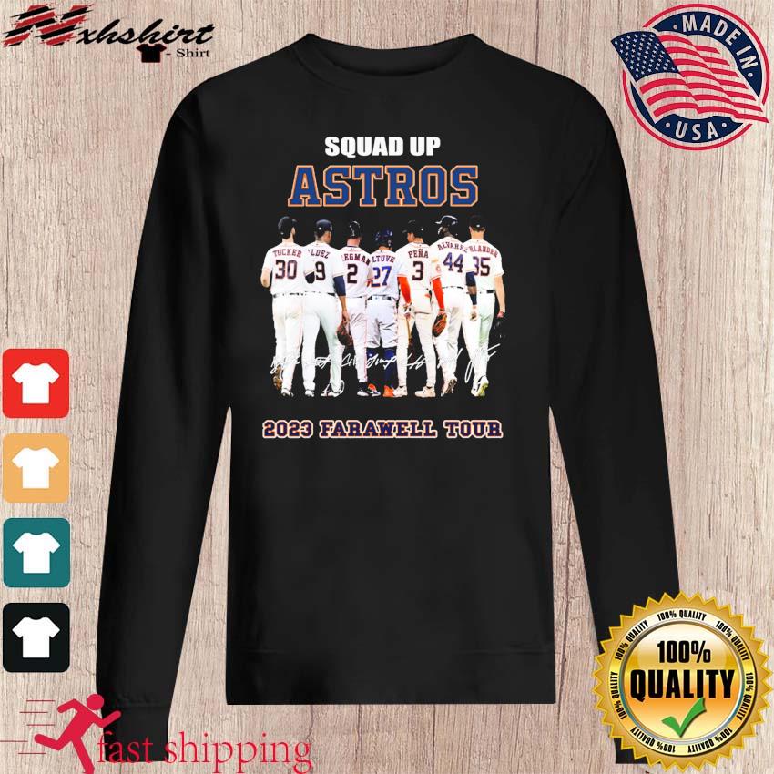 Squad Up Houston Astros Signatures 2023 T-Shirt, hoodie, sweater