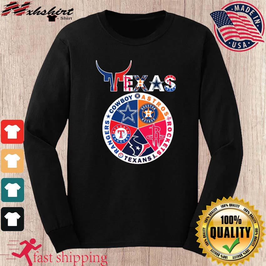 texas rangers long sleeve t shirts