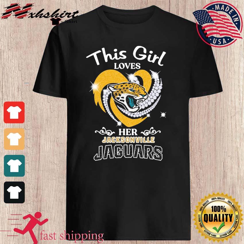 Long Sleeve Ladies Jacksonville Jaguars T-Shirt