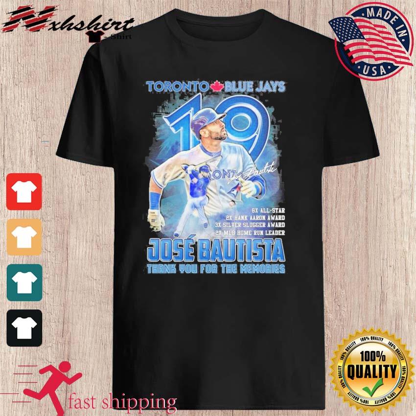Toronto Blue Jays Jose Bautista Legends Thank You For The Memories