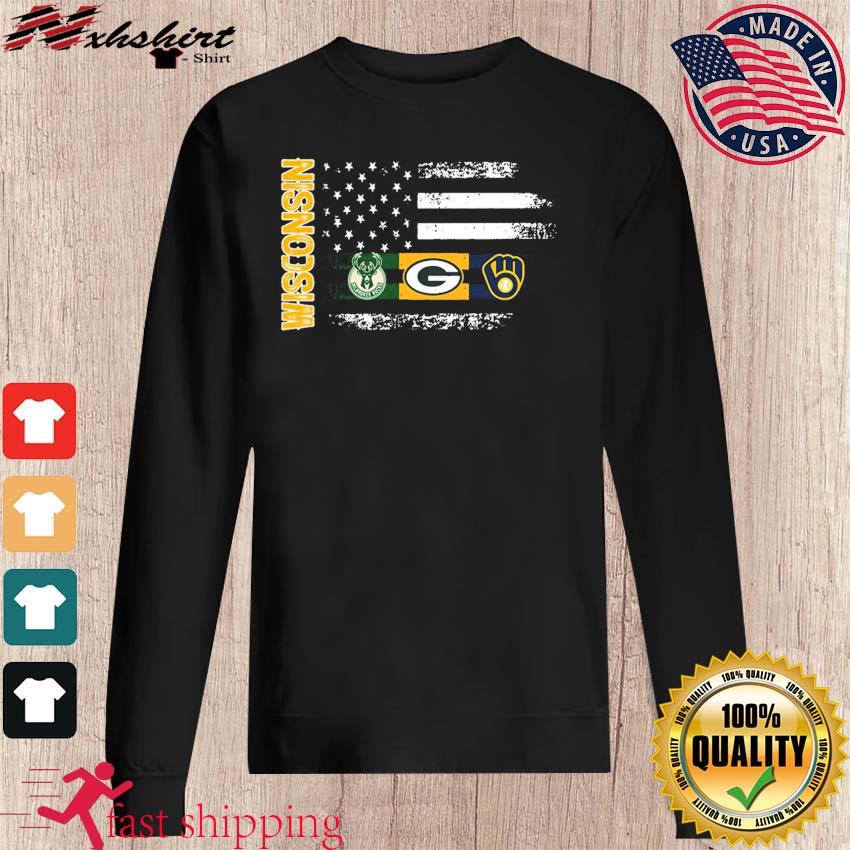 Milwaukee brewers flag american 2023 shirt, hoodie, longsleeve tee, sweater