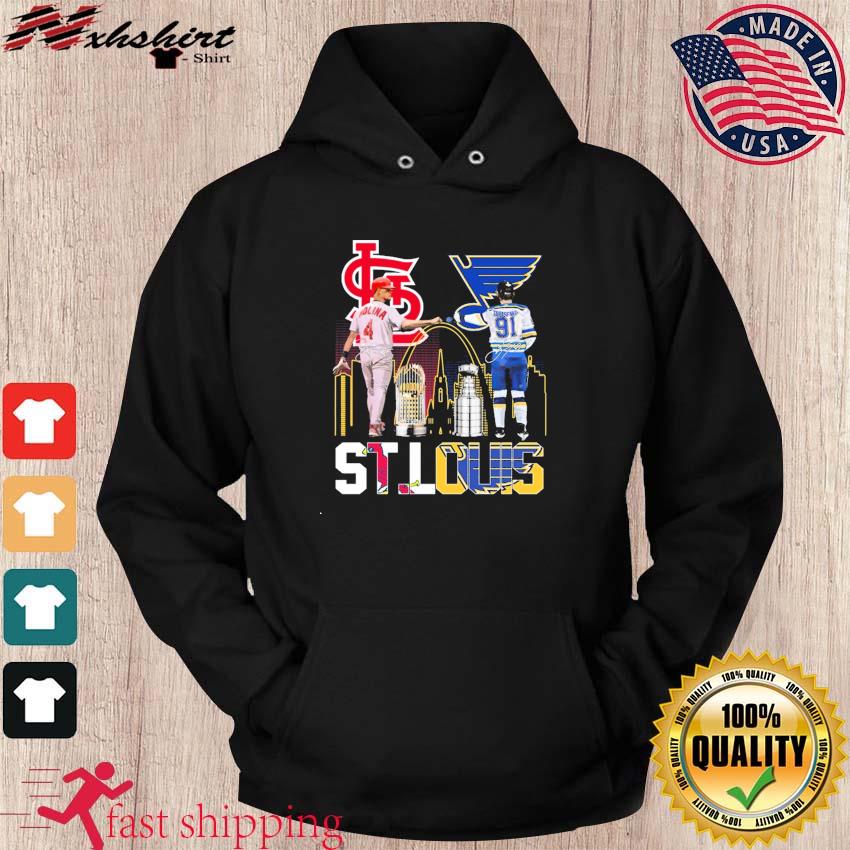 St Louis Sport St Louis Cardinals Molina and Tarasenko St. Louis Blues shirt,  hoodie, sweater, long sleeve and tank top