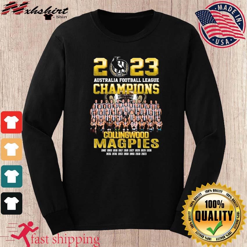 2023 Australia Football League Champions Collingwood Magpies Unisex T-shirt