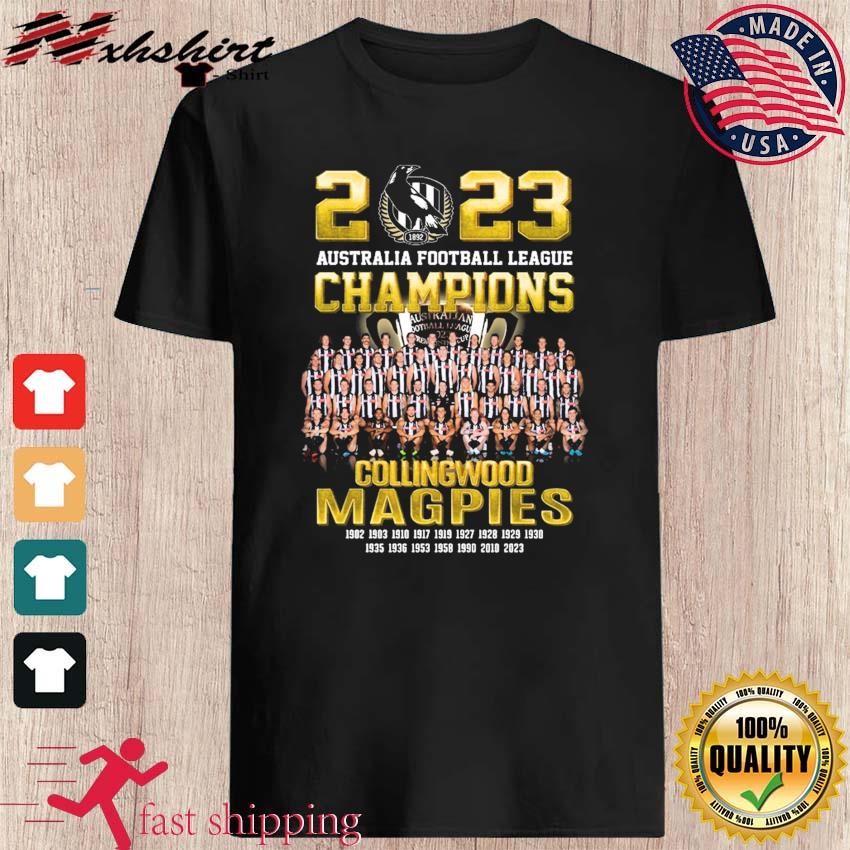 2023 Australia Football League Champions Collingwood Magpies Unisex T-shirt