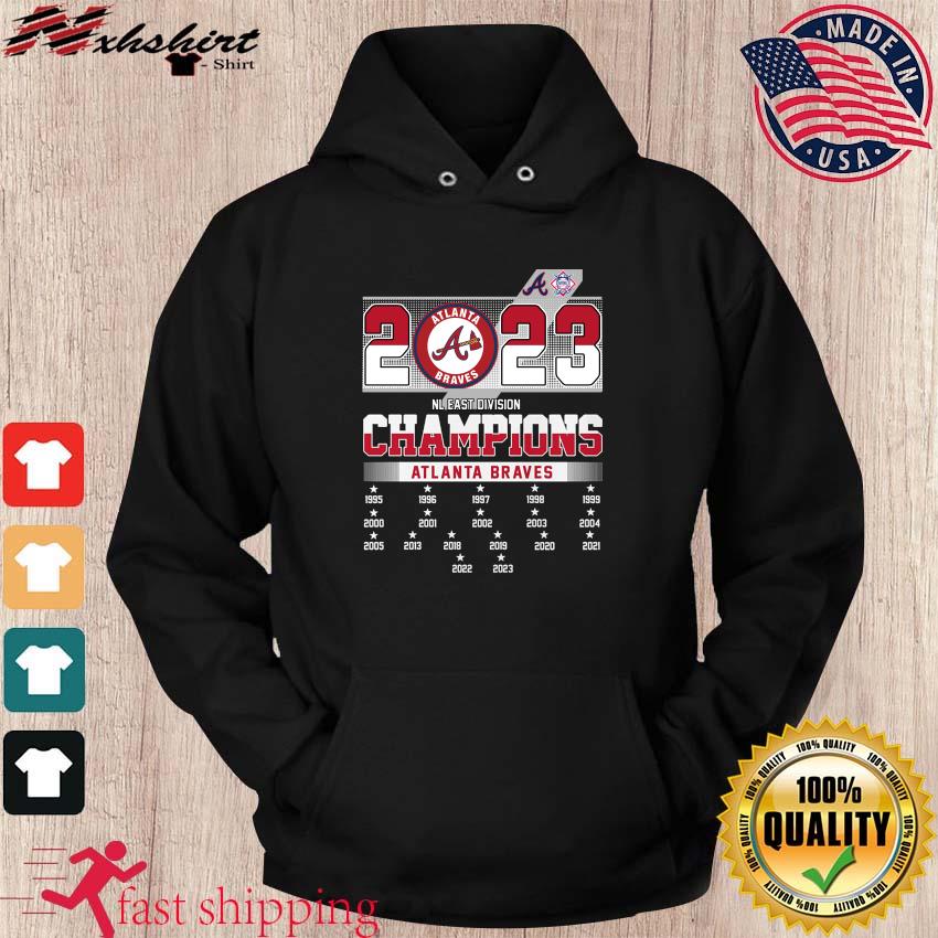 Atlanta Braves 2023 NL East Division Champions 18X Champs shirt, hoodie,  sweater, long sleeve and tank top