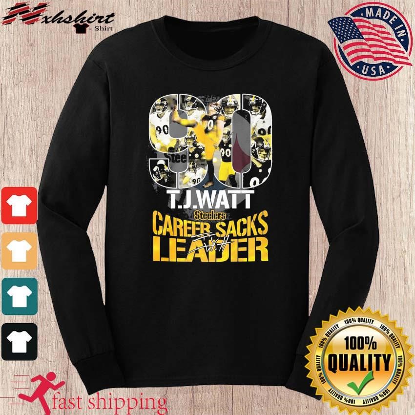 Tj Watt Pittsburgh Steelers Career Sacks Leader Signature Hat, hoodie,  sweater, long sleeve and tank top