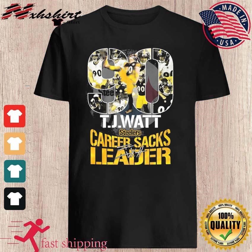 TJ Watt is now the Pittsburgh Steelers all time signature shirt, hoodie,  sweater and long sleeve