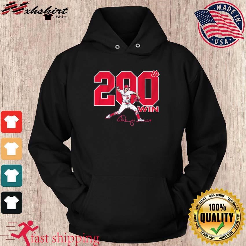 Official Adam Wainwright 200th Wins Shirt, hoodie, sweater and long sleeve