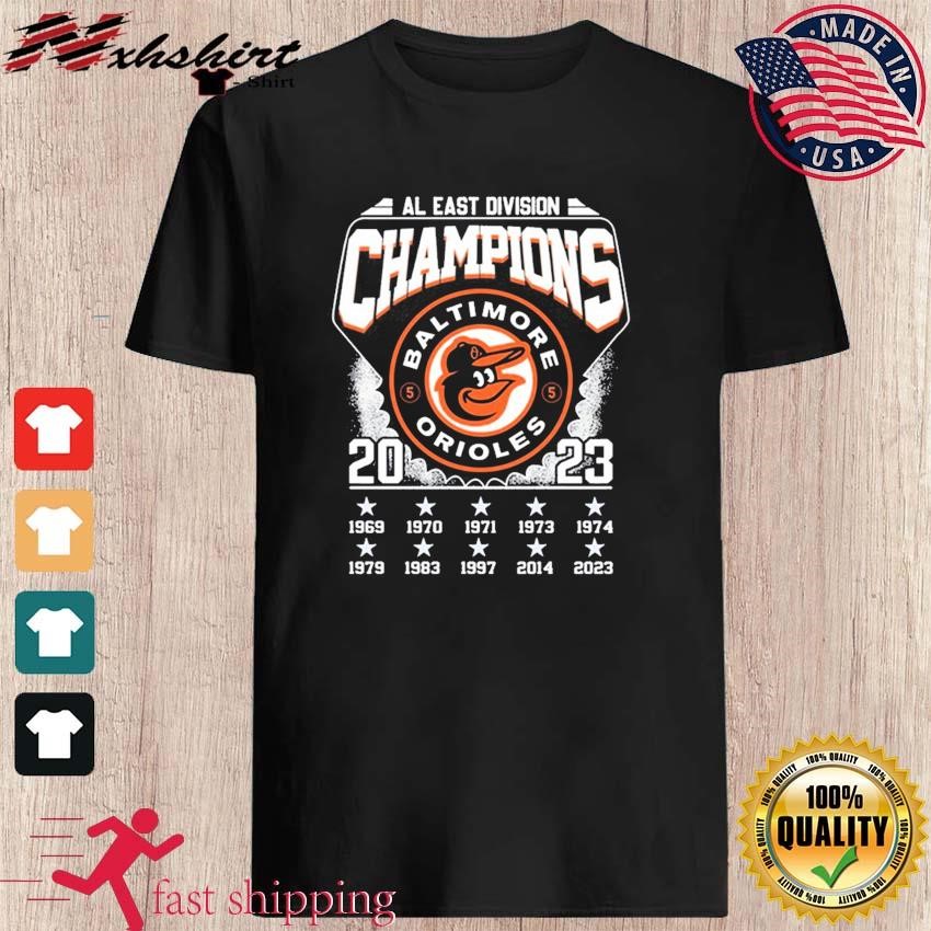 Baltimore Orioles AL East Division Champions 2023 shirt, hoodie, sweater,  long sleeve and tank top