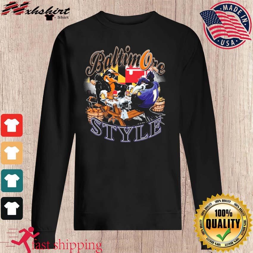 Baltimore Ravens and Orioles Style shirt, hoodie, sweater, long