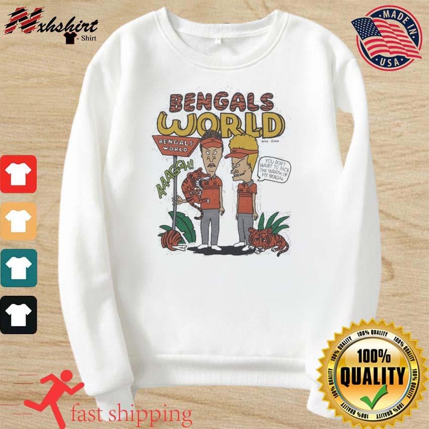 Beavis And Butthead x Cincinnati Bengals World T-Shirt, hoodie