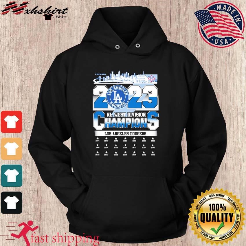 City Of Angels 2023 NL West Division Champions Los Angeles Dodgers Shirt,  hoodie, sweater, long sleeve and tank top