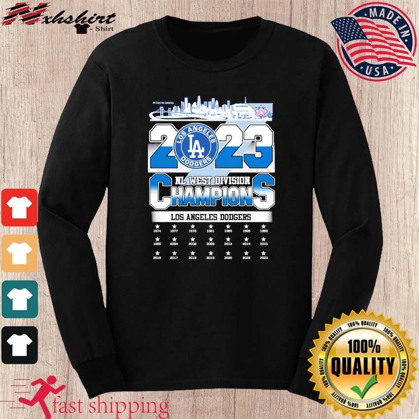 City Of Angels 2023 NL West Division Champions Los Angeles Dodgers Shirt,  hoodie, sweater, long sleeve and tank top