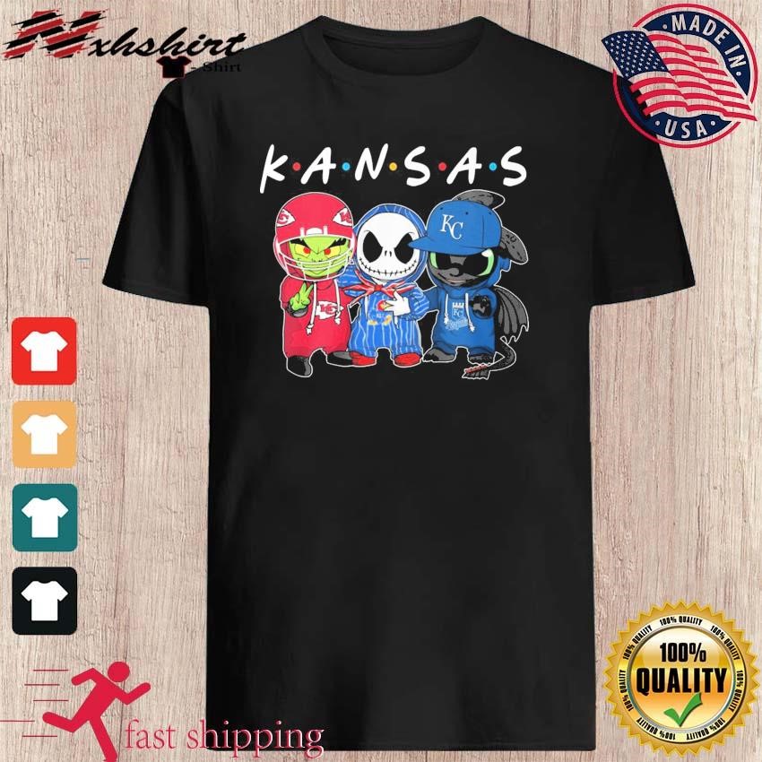 Grinch Jack Skellington Kansas City Chiefs Kansas City Royals T