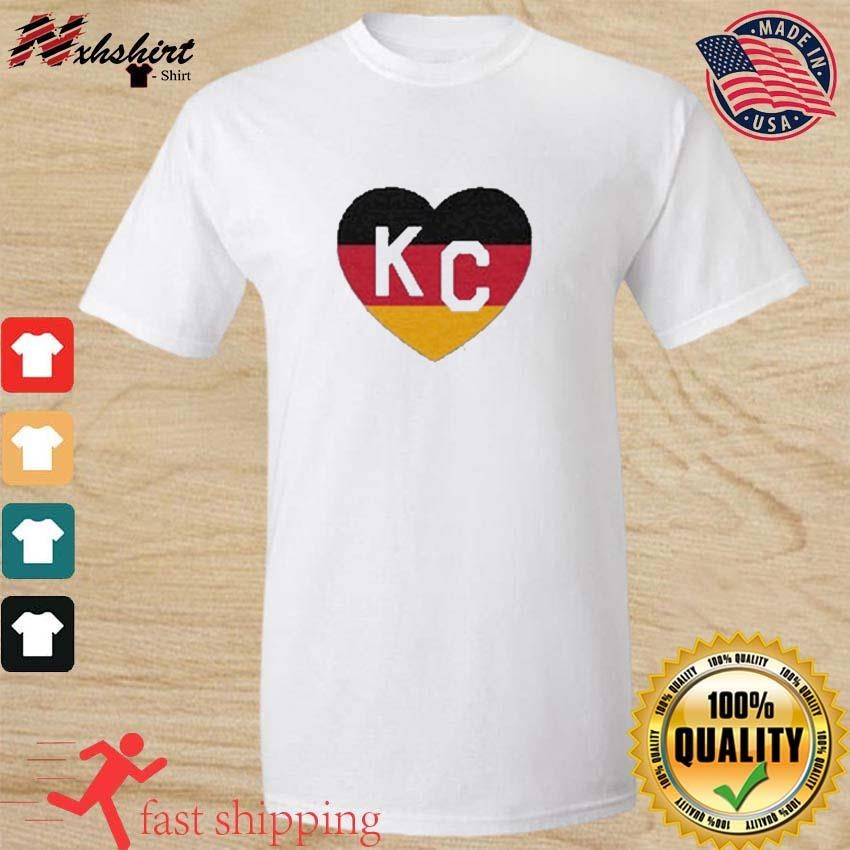 Charlie Hustle KC Heart Tee Red/Gold L