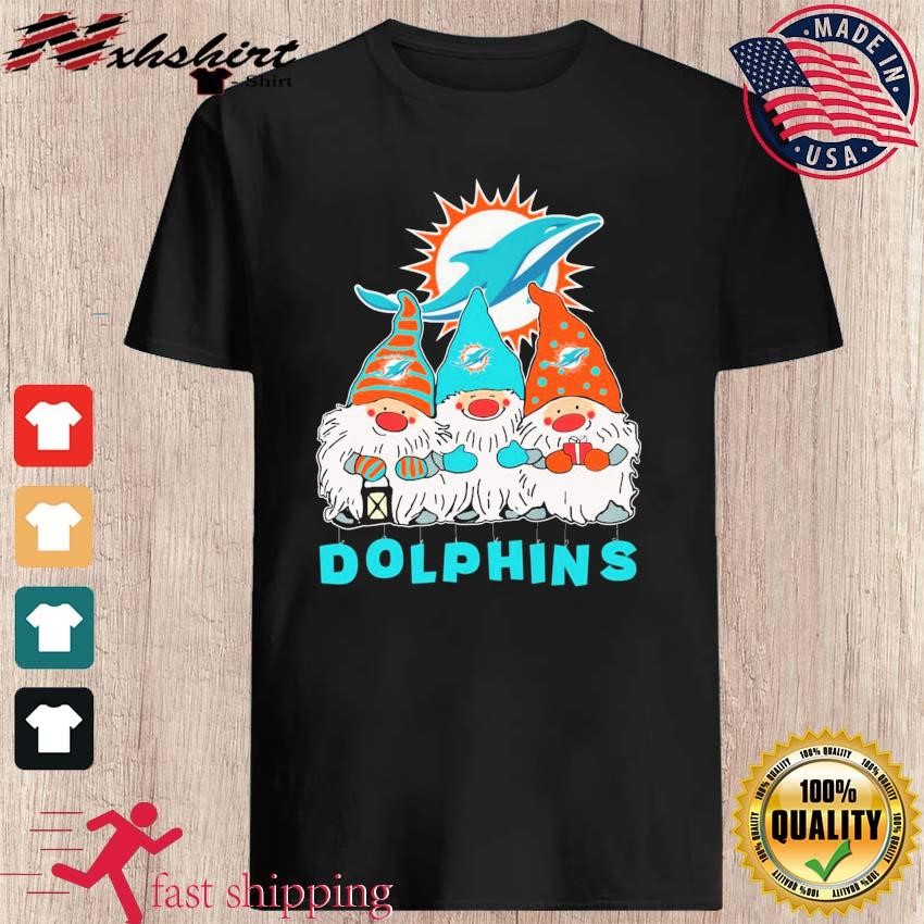 Miami Dolphins Gnomies Christmas shirt, hoodie, sweater, long