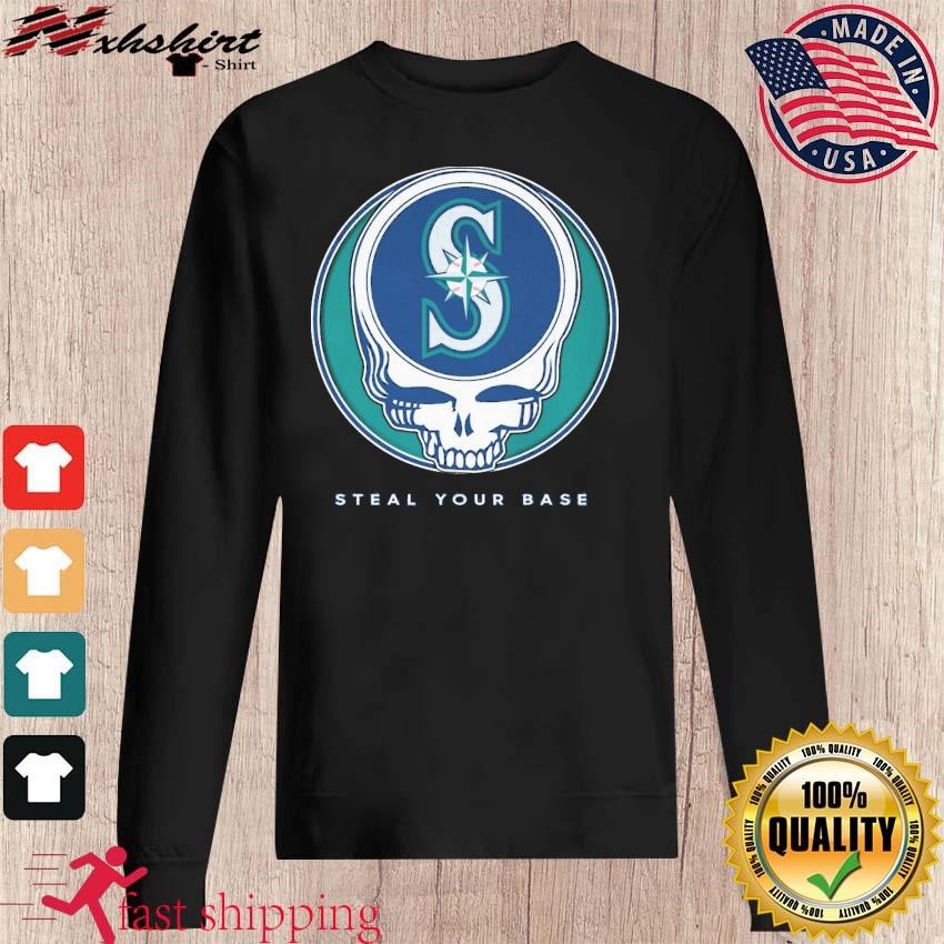 Grateful Dead Seattle Mariners Steal Your Base Logo Shirt, hoodie, sweater, long  sleeve and tank top