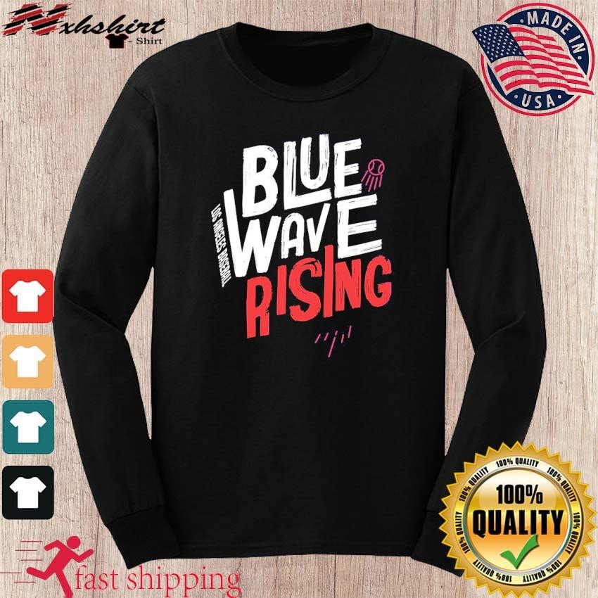 Blue Wave Rising Los Angeles Dodgers Shirt, hoodie, sweater, long