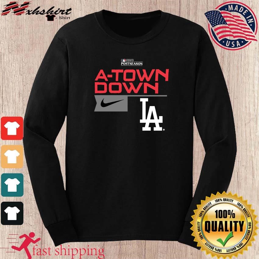 Official Los angeles Dodgers nike atown down postseason 2023 logo design t- shirt, hoodie, sweater, long sleeve and tank top