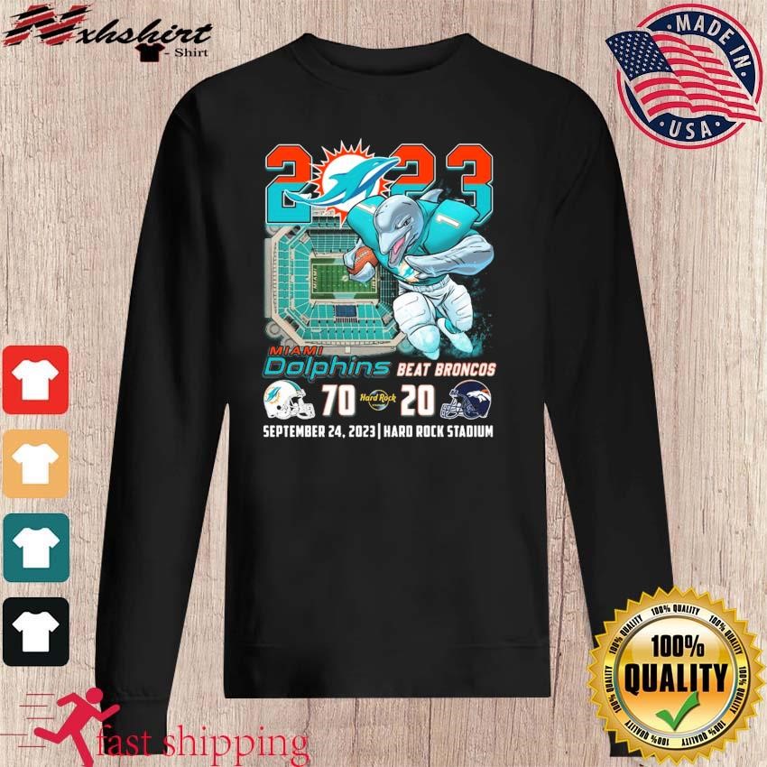 Dolphins Beat Broncos T-Shirt, hoodie, sweater, long sleeve and tank top