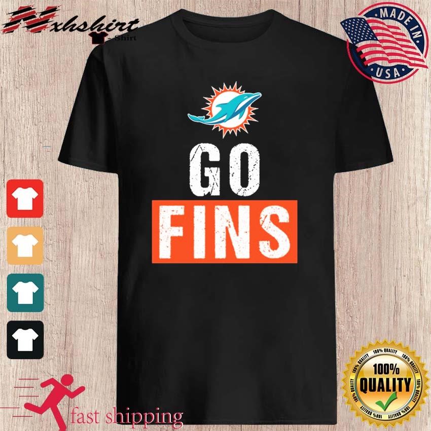 Miami Dolphins go Fins logo 2023 T-shirt, hoodie, sweater, long sleeve and  tank top