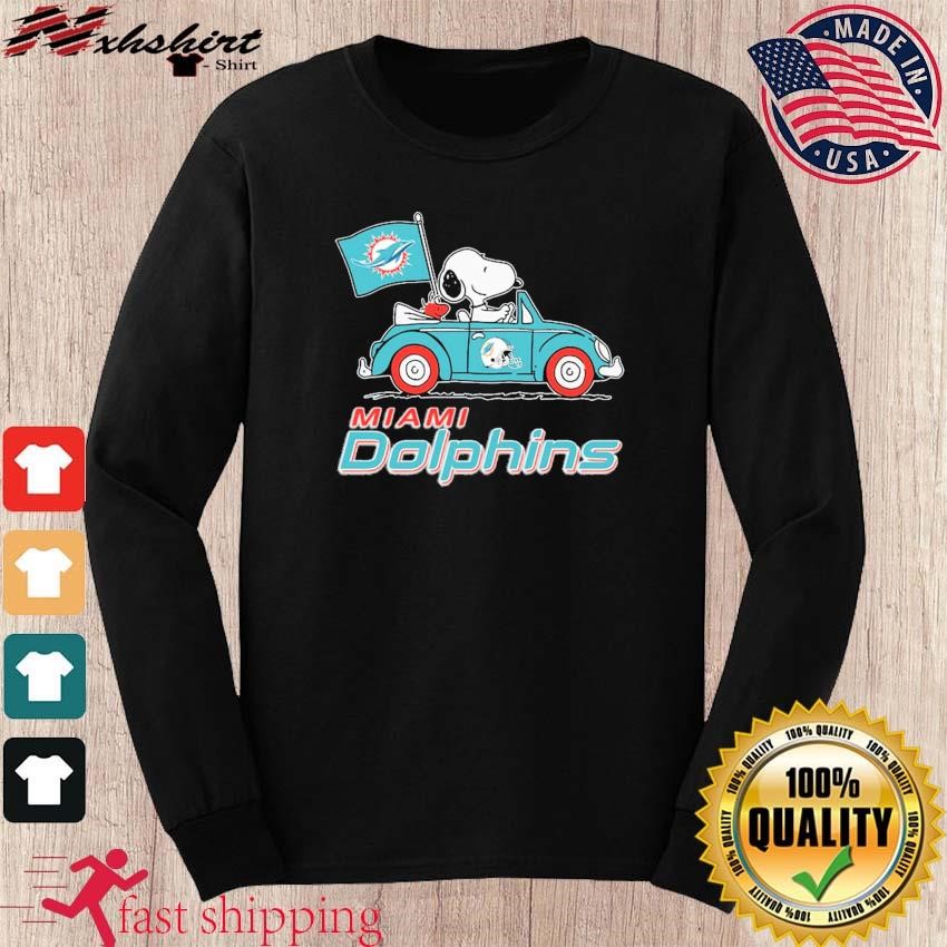 Official Snoopy miami dolphins shirt, hoodie, longsleeve, sweater