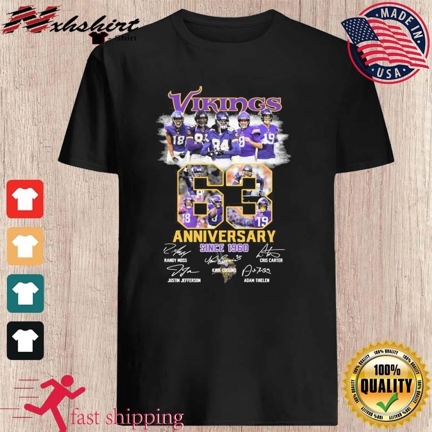 Minnesota Vikings 63 Anniversary Since 1960 Shirt